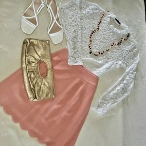 Ann Taylor LOFT Coral Skirt. New with tags!